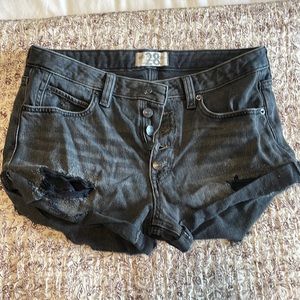 Distressed ✨We the Free ✨ Grey Jean Shorts